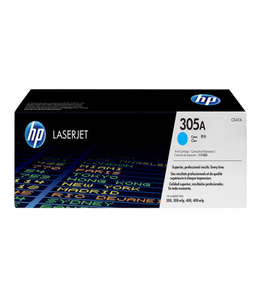 لیزر رنگی اچ پی HP/کارتریج آبی اچ پی لیزری HP 305A CYAN CE411A