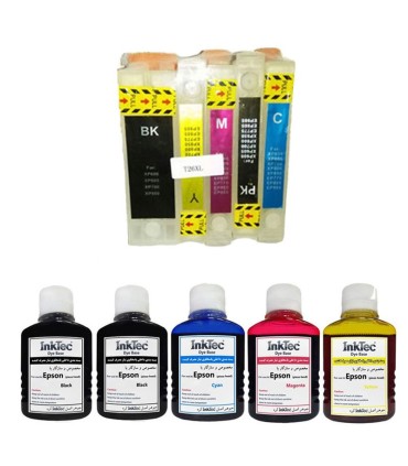 جوهر|مخزن|تانک|قابل شارژ/کارتریج قابل شارژ اپسون 5 رنگ EPSON T26XL