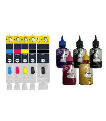 جوهر|مخزن|تانک|قابل شارژ/کارتریج قابل شارژ اپسون 5 رنگ EPSON T273XL