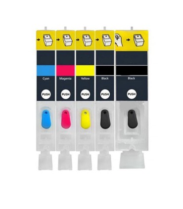 جوهر|مخزن|تانک|قابل شارژ/کارتریج قابل شارژ اپسون 5 رنگ EPSON T273XL