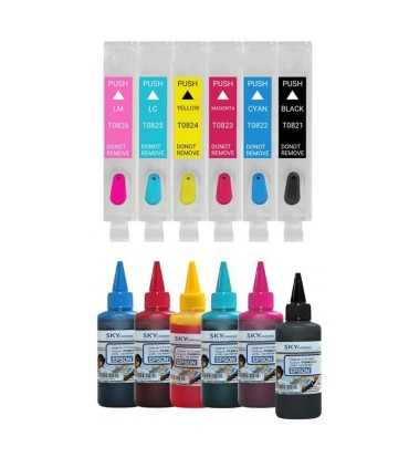 جوهر|مخزن|تانک|قابل شارژ/کارتریج قابل شارژ اپسون EPSON TX650