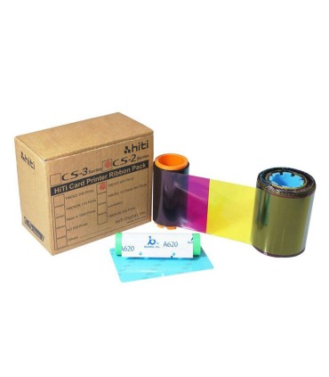 ریبون|رول|درام|تونر فکس/ریبون رنگی هایتی غیر ارجینال Hiti CS-2 YMCKO 400 Prints Haiti Color Ribbon (Non-Original)
