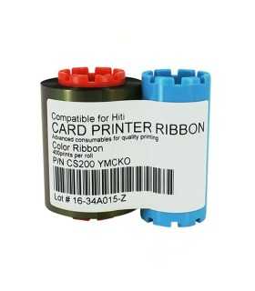 ریبون|رول|درام|تونر فکس ریبون رنگی هایتی اورجینال Ribbon Color Hiti CS-2 Original YMCKO 400 Prints