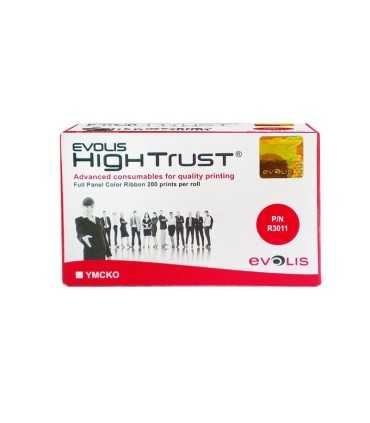 ریبون|رول|درام|تونر فکس/ریبون رنگی 200 عکس اوولیس اورجینال Ribbon Color 200 Photos Evolis R3011 YMCKO Original