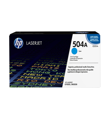 لیزر رنگی اچ پی HP/کارتریج آبی اچ پی لیزری HP 504A Cyan CE251A