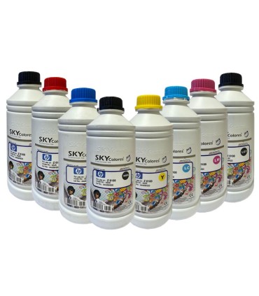 جوهر|مخزن|تانک|قابل شارژ/جوهر پلاتر اچ پی اسکای رنگ آبی روشن SKY HP Z6100