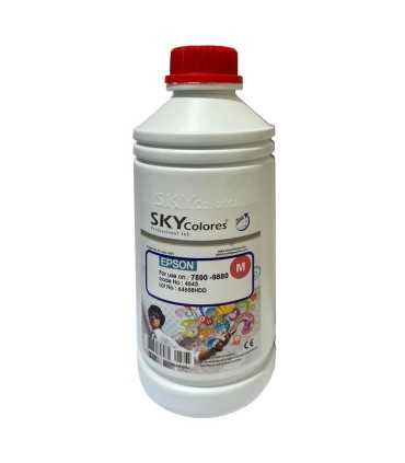 جوهر|مخزن|تانک|قابل شارژ/جوهر پلاتر اپسون اسکای رنگ قرمز SKY EPSON 7880 9880 7800 9800