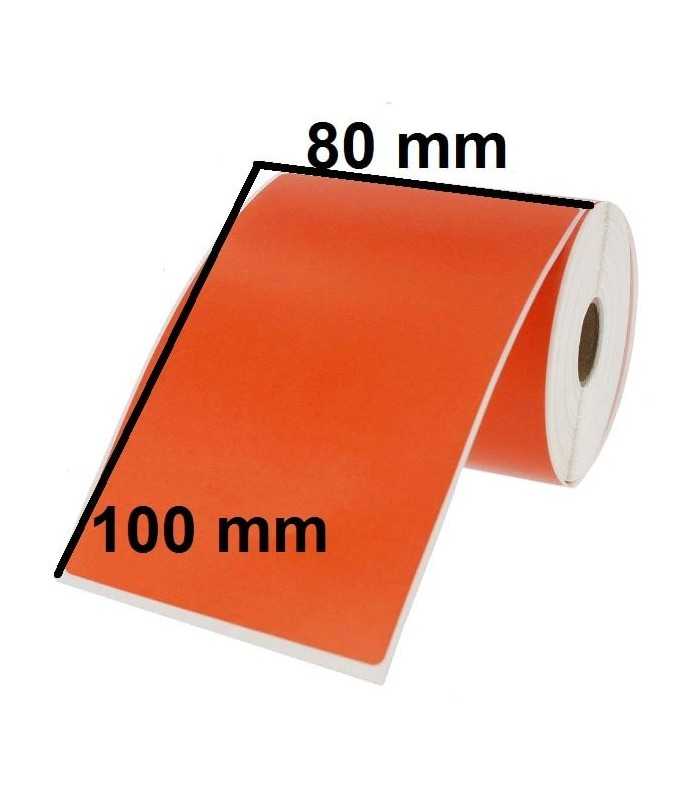 برچسب PVC پی وی سی نارنجی 100×80
