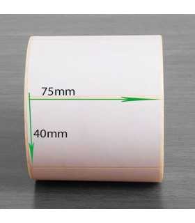 لیبل| برچسب پرینتر لیبل پی وی سی PVC ضد آب 75×40