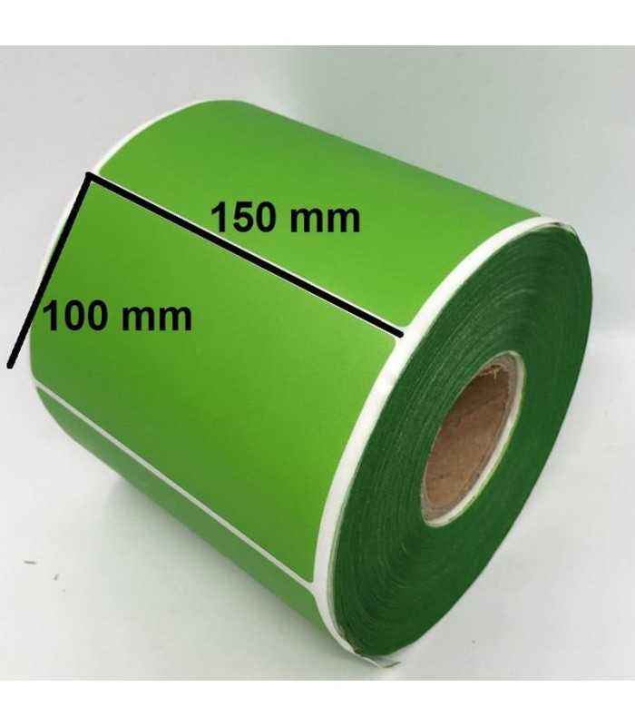 لیبل| برچسب پرینتر لیبل کاغذی سبز 100×150
