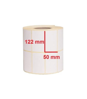لیبل| برچسب پرینتر/لیبل پی وی سی PVC سایز 50×122
