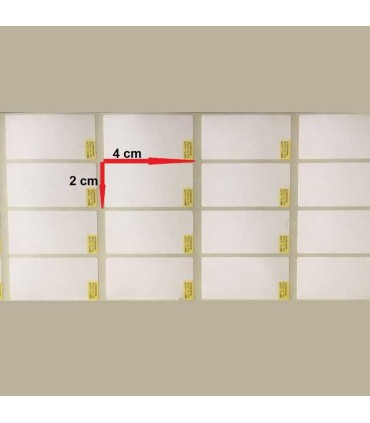 لیبل| برچسب پرینتر/لیبل اصالت کالای پزشکی 2 × 4