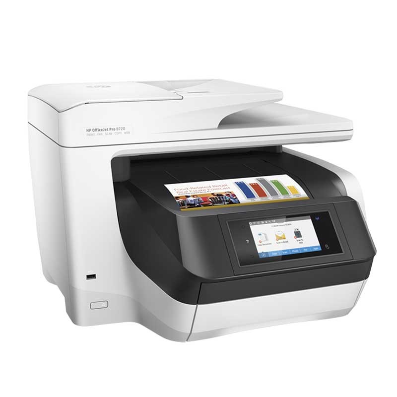 پرینتر چندکاره اچ پی جوهر افشان HP OfficeJet Pro 8720 All-in-One Printer M9L75A D9L19A