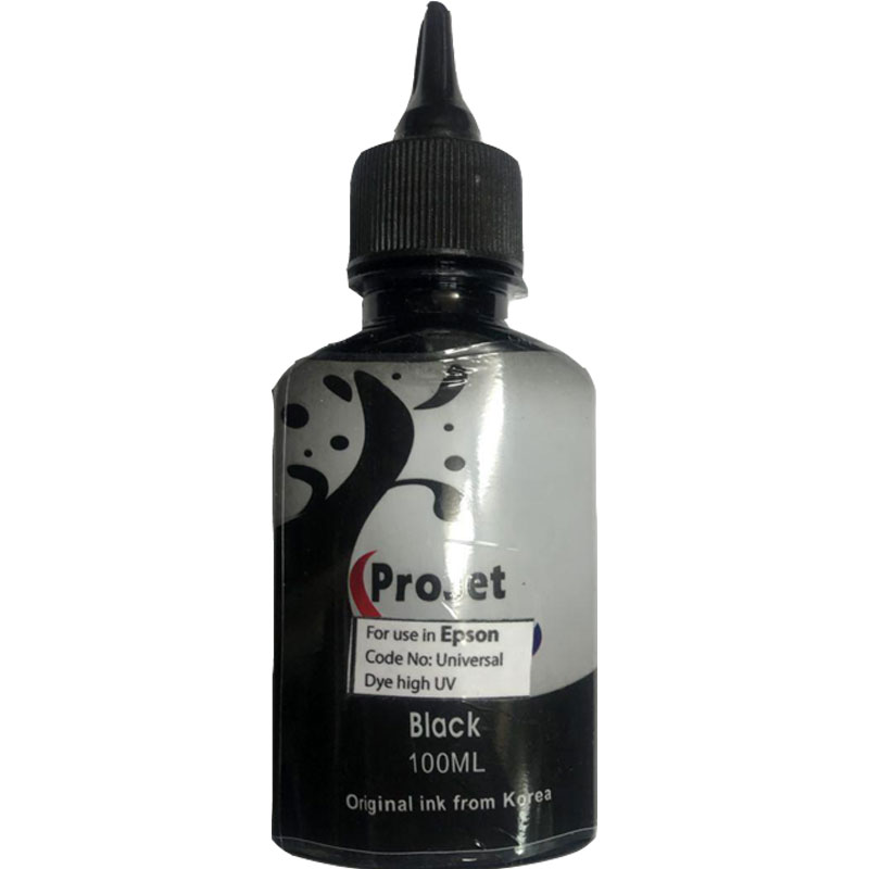 جوهر 100 سی سی پروجت اپسون رنگ مشکی ProJet EPSON 100cc Black INK