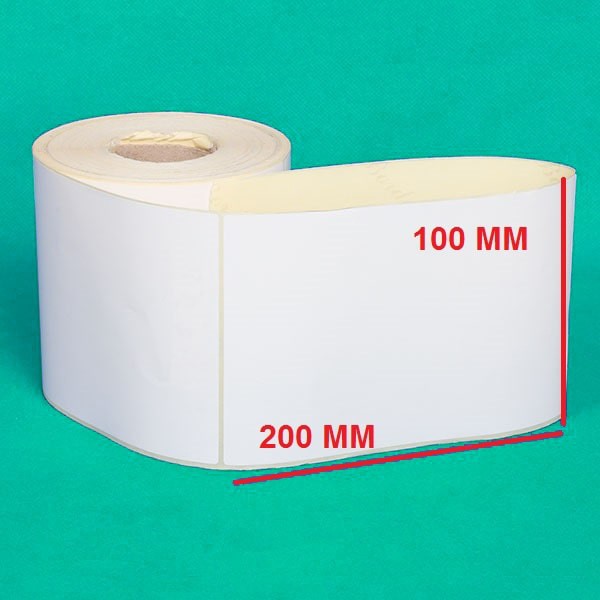 لیبل کاغذی 100×200