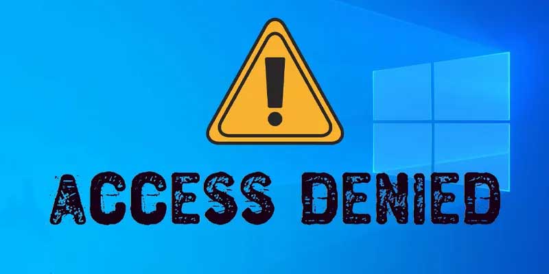 دلیل مشاهده پیغام Access Denied در حین اشتراک گذاری پرینتر در شبکه چیست؟