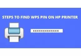 پین WPS در چاپگر HP